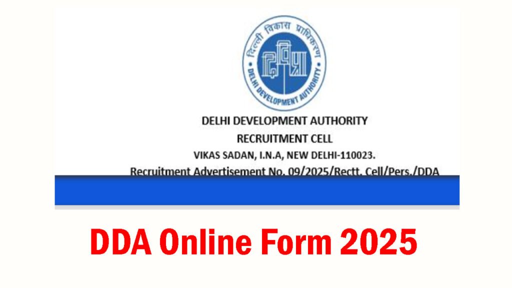 DDA Online Form 2025